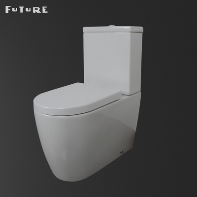 420mm Seat Dicht Gekoppeld de ValWatercloset van Pan Rimless P van het Badkamerstoilet