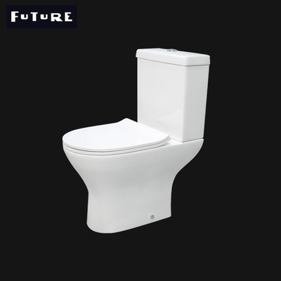 Dubbel gelijk Ceramisch Kort de Projectietoilet 570mm van 3L 6L Was onderaan WC