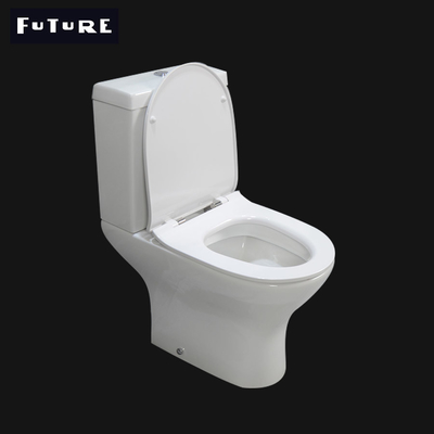 Het ceramische Verlengde Randloze Toilet Dubbele Gelijke 3L 6L van de Comforthoogte