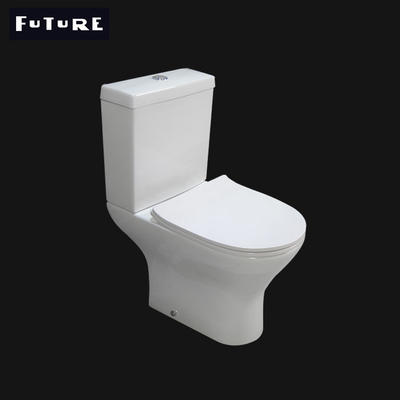 Het ceramische Verlengde Randloze Toilet Dubbele Gelijke 3L 6L van de Comforthoogte