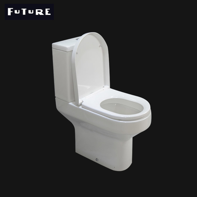 P van het de Hoogtetoilet van het Val Dichte Gekoppelde Comfort Tweedelige WC 610*357*400MM