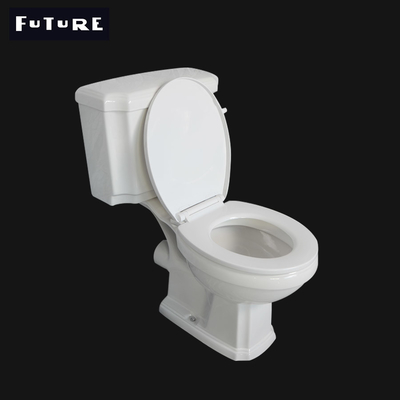 630*350*830mm de Dichte Gekoppelde Ladenkast van het het Toilet Dubbele Stuk van WC met Vertraging