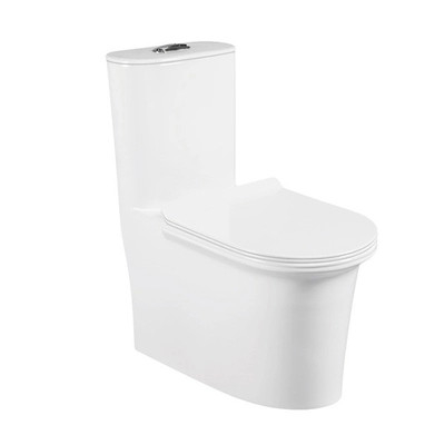Het automatische Ééndelige Toilet van Verrichtingssiphonic met 4/6L-het Ontwerp van de Waterbesparing